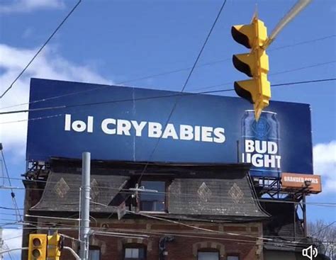 budlight billboard|Fact Check: Bud Light did not erect a ‘lol CRYBABIES’ billboard